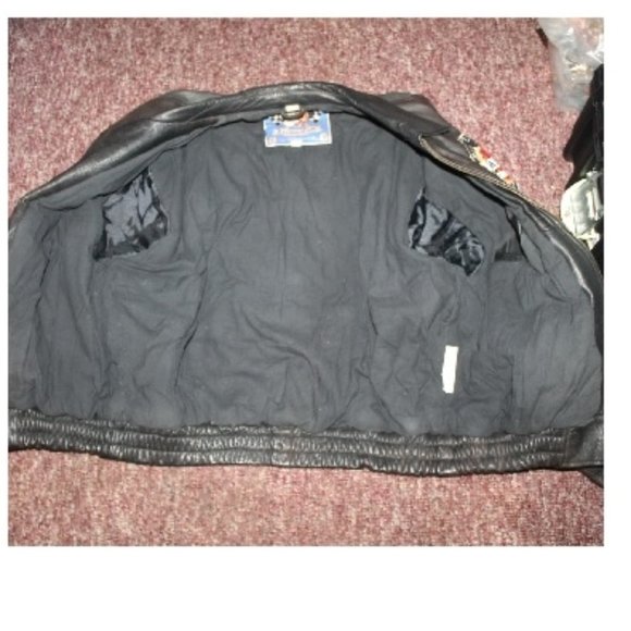 New Mickey Mouse Leather Bomber Biker Jacket - Picture 16 of 16